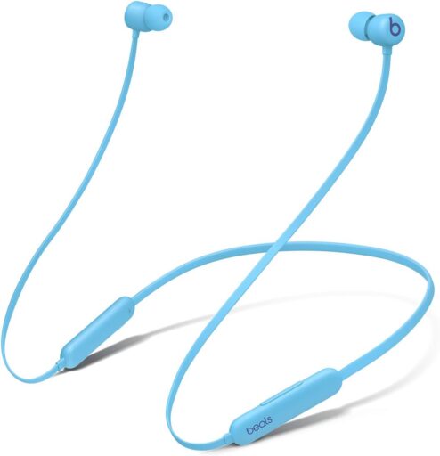 Beats Flex Wireless Earbuds – Apple W1 Headphone Chip, Magnetic Earphones, Class 1 Bluetooth, 12 Hours of Listening Time, Built-in Microphone - Flame Blue